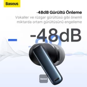 Baseus BT5.3V 2 Modlu AI Gürültü Engellemeli Mikrofonlu Bluetooth Kulaklık, Ultra Uzun Şarjlı Kulaklık - 9