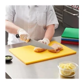 Türkay 60x40x2 cm Polietilen Kesme Tahtası Kesim Levhası Sarı 4757 - 3