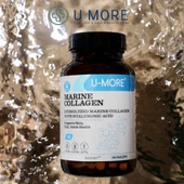 U MORE - Hidrolize Balık Kolajeni & Hyaluronik Asit - Sağlıklı Eklemler Saçlar Cilt Tırnaklar - 60 Tablet - 6
