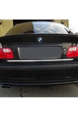 KromGaraj Bmw E46 3 Serisi Krom Bagaj Alt Çıtası 1998-2005 Çelik Bayrak - 3
