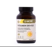 U MORE - Vitamin D3 (1000IU) Vitamin K2 - Şeker, Glüten, Gdo Içermez - 60 Yumuşak Kapsül - 1