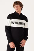 Wrangler Regular Fit Normal Kesim %100 Pamuk Içi Polarlı Dik Yaka Siyah Sweatshirt - 2
