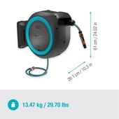 Gardena 18645-20 Akülü Duvara Monte Hortum Kutusu Powerroll XXl Seti 40 M - 4