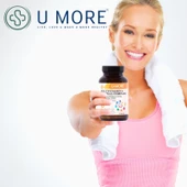 U MORE - Multivitamin 60 Tablet - Kalsiyum, Magnezyum, Demir, Çinko - Vegan, Şekersiz, Glutensiz - 3