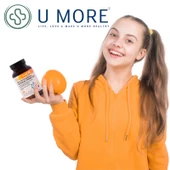 U MORE - Multivitamin 60 Tablet - Kalsiyum, Magnezyum, Demir, Çinko - Vegan, Şekersiz, Glutensiz - 5