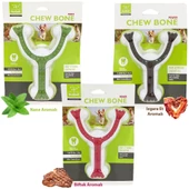 NUNBELL KÖPEK OYUNCAGI ÇATAL KEMİK L - 1