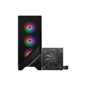MSI MAG FORGE 120A B65 6x120mm Rainbow Fanlı 650W Bronze PSU Temperli Camlı ATX Bilgisayar Kasası - 2