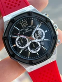 Ferro Silikon Kordon İç Fonksiyonları Aktif 30 Mt Suya Dayanıklı Erkek Kol Saati EFM.31398-J8 thumbnail 4