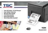 Tsc TE200 Barkod Etiket Yazıcı USB - 4
