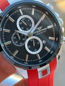 Ferro Silikon Kordon İç Fonksiyonları Aktif 30 Mt Suya Dayanıklı Erkek Kol Saati EFM.31380-KJ2 thumbnail 4