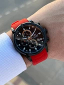 Ferro Silikon Kordon Takvimli Kadran 30 Mt Suya Dayanıklı Erkek Kol Saat EFM.31363-KZ thumbnail 3