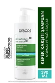 Vichy Dercos Anti-Pel Kepeğe Karşi Etkili Bakim Şampuani -Normal/Yağli Saçlar 390 ml - 1