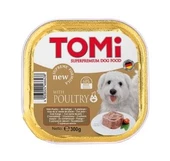 Tomi Köpek Kümes Hayvanlı Pate Alüminyum Yaş Mama 300gr (pate) - 1