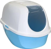 Moderna Smart Kapalı Kedi Tuvaleti Açık Mavi 54 CM - 1