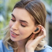 Moodix KI23K50 Bluetooth Kulakiçi Kulaklık Beyaz-Siyah ANC Aktif Gürültü Engelleyicili ipx4 Suya Dayanıklı - 5