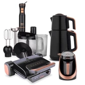 Stilevs Black Quartz Serisi Elektrikli Çeyiz Seti - Siyah thumbnail 1