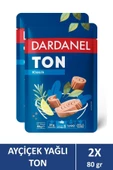 Dardanel Ayçiçek Yağlı Ton Balığı Poşet 80 gr X 2 Adet - 1