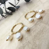 İnci Sallantılı Küpe - 6