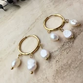 İnci Sallantılı Küpe - 4