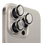 16 Pro & 16 Pro Max Uyumlu Kamera Koruma A++ Premium Kalite Çizilmez Kolay Safir Lens Koruyucu - 1