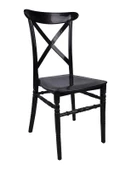 Mandella Silver Sandalye D Modeli Siyah - 1