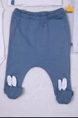 Babyhola 3 Boyutlu Tavşanlı Kız Erkek Bebek Yenidoğan 8'li Zıbın Seti 0-3 Ay Hediyelik Hastane Çıkışı 6017 - 11
