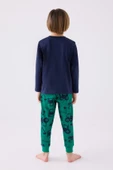 Rolypoly Erkek Çocuk Lacivert Pijama Takım 3426 thumbnail 3