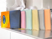 Microll Mikrofiber Sihirli Temizlik Bezi 6 Adet | Cam,Ayna,Mutfak,Banyo,Araç, Çok Amaçlı Temizlik Bezi (60 x 40 cm) - 12