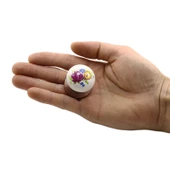 Eymen Polimer Düğme Kulp Çiçek Antik Bakır Mobilya Mutfak Çekmece Dolap Kulpu Kulbu Kulpları 10 ADET thumbnail 6