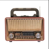 NNS Ns-2071 Usb / Tf Kart / Fm Retro Taşınabilir Bluetooth Hoparlör - 1