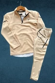 Erkek Scuba Eşofman Takımı Bej - 1