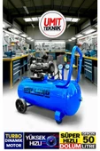 Süper Hızlı Dolum Yüksek Hızlı Motor YAĞSIZ  Bakır Sargı Turbo Motor 50LT  Hava Kompresörü 5LiTakım - 2