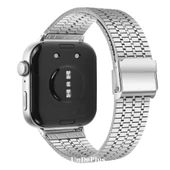 Huawei Watch Fit 4/Fit 4 Pro/Fit 3 Kordon Pul Dizayn Metal Kordon Balık Sırtı - 4