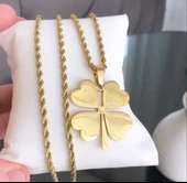 Yonca Gold Kolye - 1