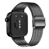 Huawei Watch Fit 4/Fit 4 Pro/Fit 3 Kordon Pul Dizayn Metal Kordon Balık Sırtı - 8