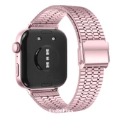 Huawei Watch Fit 4/Fit 4 Pro/Fit 3 Kordon Pul Dizayn Metal Kordon Balık Sırtı - 3