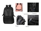 Bagacar Recaro Günlük ve Okul Sırt Çantası Siyah - 8