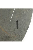 Duvar Saati Taş Doğal - 29×16.5×4.5cm - 4