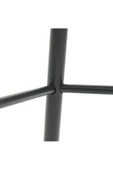 Tabure Sandalye 47 Cm Bar Taburesi Döşemeli Demir Ayaklı Ahşap Topuzlu Modern Rahat - 5