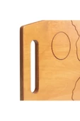 Denge Tahtası Balance Board Gym Board Rocket Board 73 x 31 CM Kahverengi - 4