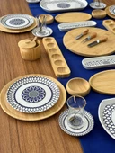 Kahvaltı Takımı 52 Parça 6 Kişilik Blue Yuvarlak - 2