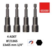 Ceta Form Bt/1365 Manyetik Lokma Uç 13-65 Mm ( 4 Adet ) - 1