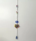 Nazar Boncuklu Kötü Göz Kovucu Dikiz Ayna Duvar Bahçe Ağaç Teras Balkon Süsleme - 4