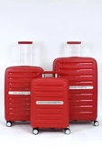 Benetton Trolley Valiz Kırmızı Büyük Boy 14BNT1000-01-KR - 7