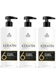 Keratin Özlü Saç Bakım Şampuanı 1000 Ml (3 Adet) - 1