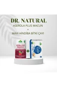 Mavi Hindiba Detox Çayı 30 Şase ve Aserola Bağırsak Kürü Macunu 240 Gr (2li Set) - 1