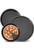 Kapris 3 Lü Emaye Pizza Fırın Tepsi Seti 26-29-32 Cm KAP-536 thumbnail 1
