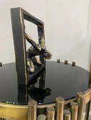 Tutsak Adam heykeli Soyut Düşünce Tuzağı Tasarım Heykel ( aşırı düşünen heykel mücadele figürü biblo ) - 11