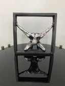 Tutsak Adam heykeli Soyut Düşünce Tuzağı Tasarım Heykel ( aşırı düşünen heykel mücadele figürü biblo ) - 4