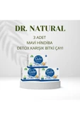 Mavi Hindiba Detox Karışık Bitki Çayı 30 Şase Mavihindiba Detoks Tozu (3 KUTU) - 1